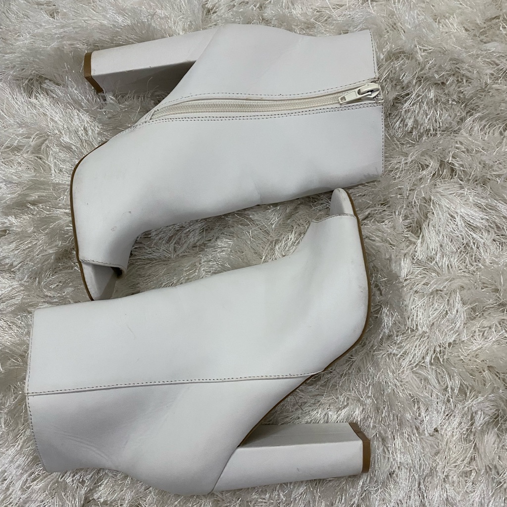 Women Leather Shoes High Heels Size 6